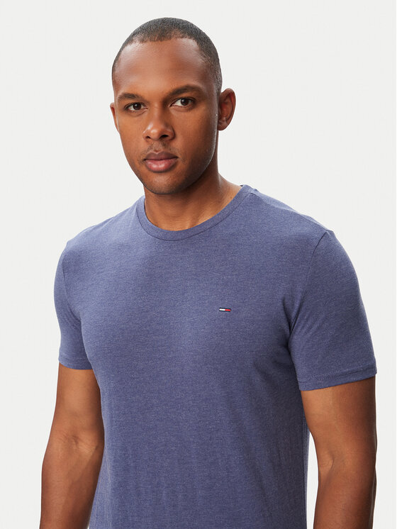 Tommy Jeans Tommy Jeans T-särk Jaspe DM0DM20363 Sinine Slim Fit