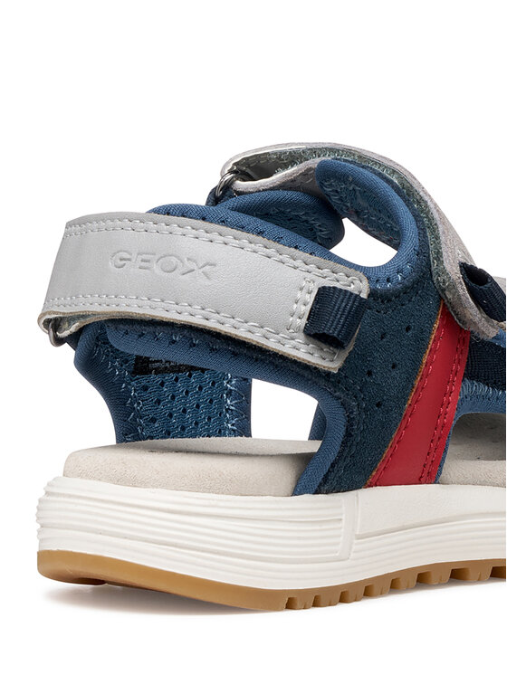 Geox Geox Sandály J Sandal Alben Boy J35AVA 01522 C1F4W D Šedá