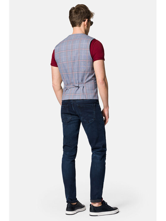 Lancerto Lancerto Kamizelka Morella KA131123000007 Szary Slim Fit