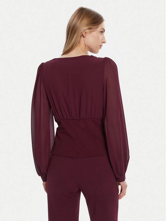 Rinascimento Rinascimento Bluse CFC0126180003 Dunkelrot Regular Fit