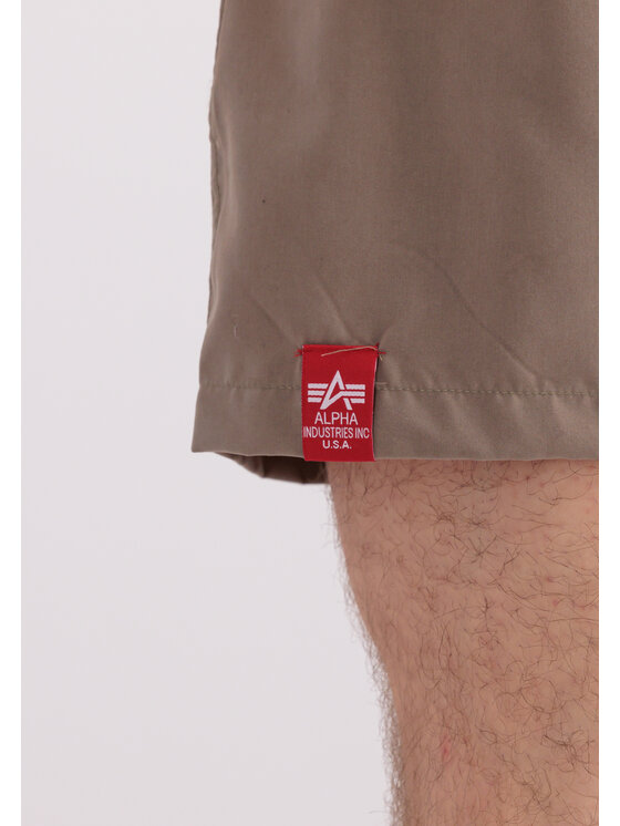 Alpha Industries Alpha Industries Kąpielówki Hydrochromic Allover Print Swimshort Zielony Regular Fit