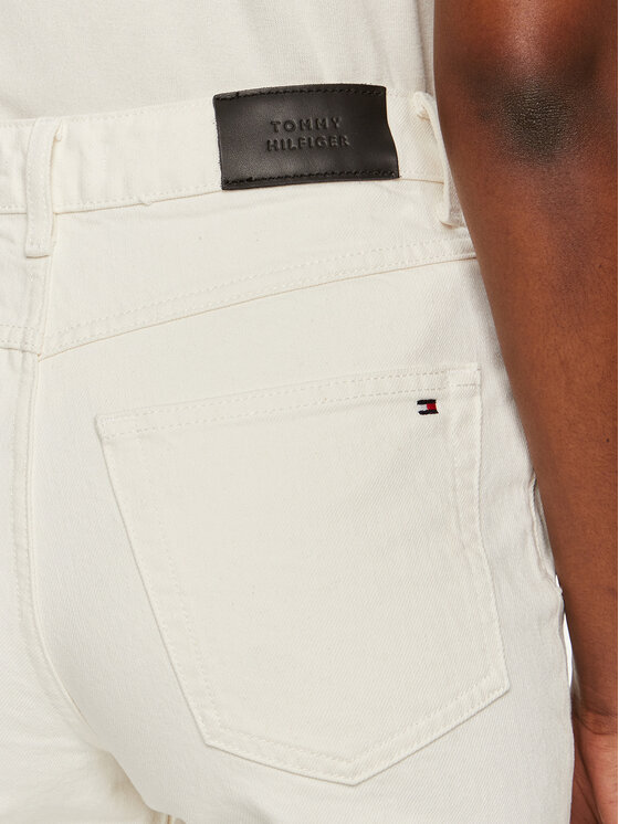 Tommy Hilfiger Tommy Hilfiger Džinsai Classic WW0WW40642 Écru Straight Fit