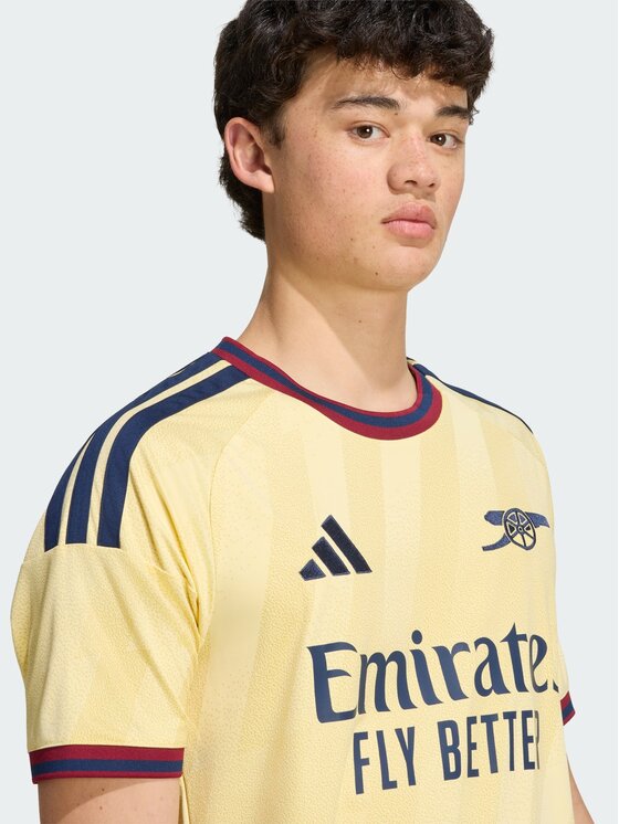 adidas adidas Koszulka techniczna 172030 Żółty Slim Fit
