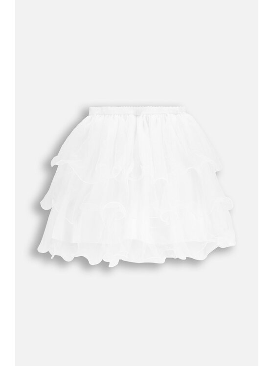 Coccodrillo Coccodrillo Spódnica WC5124205EJG-001 Biały Regular Fit