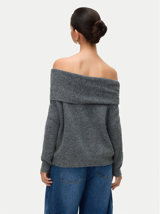 Vero Moda Vero Moda Megztinis Lovely 10336698 Pilka Regular Fit