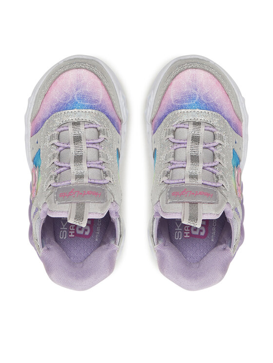 Skechers Skechers Сникърси Infinite Heart Lights-Eternal Shimmer 303755N/SMLT Сребрист