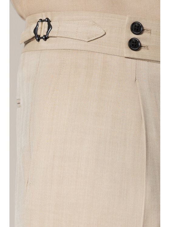 Lancerto Lancerto Garnitur Barakaldo GA073126000012 Beżowy Slim Fit