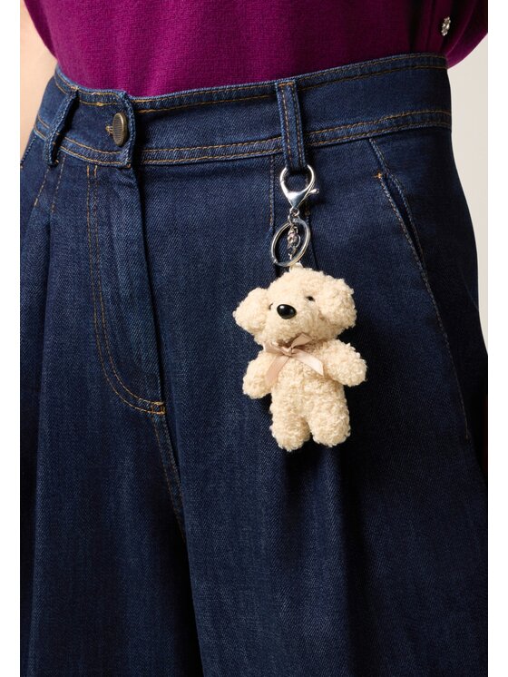 Oltre Oltre Pantaloncini di tessuto P00YR009220N034 Blu A-Line Fit