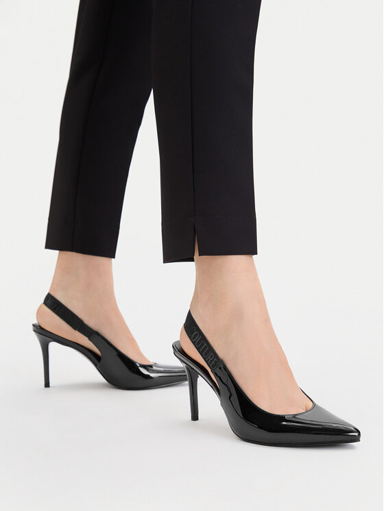 Versace Jeans Couture Versace Jeans Couture Pantofi cu toc subțire 80VA3S52 ZS859 899 Negru