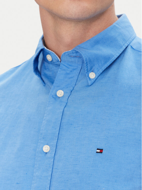 Tommy Hilfiger Tommy Hilfiger Koszula MW0MW40703 Niebieski Regular Fit