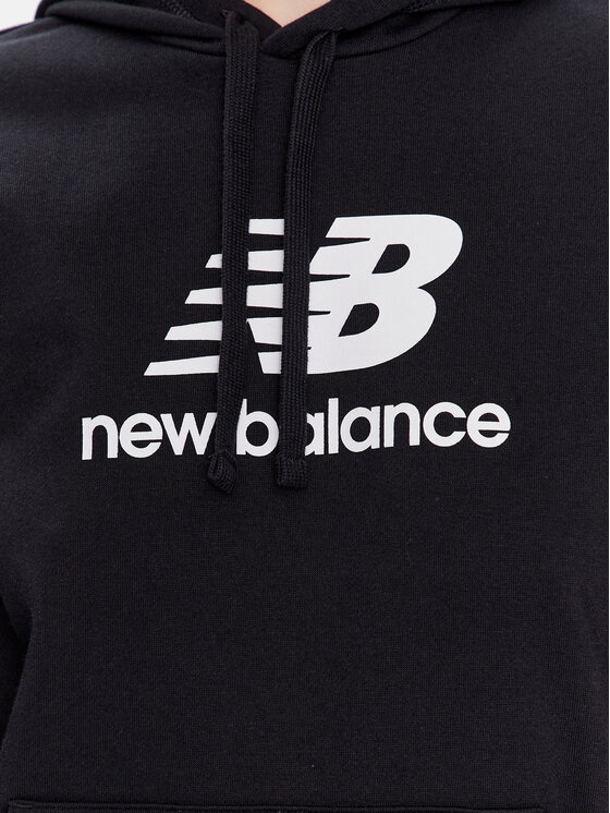 New Balance New Balance Majica dugih rukava WT31533 Crna Relaxed Fit