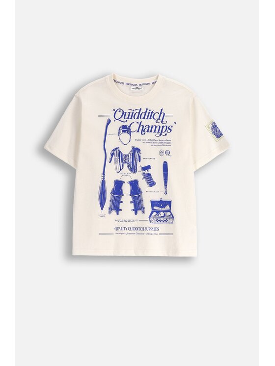 Coccodrillo T-Shirt ZC5143201LBW-003 Écru Regular Fit | Modivo.pl