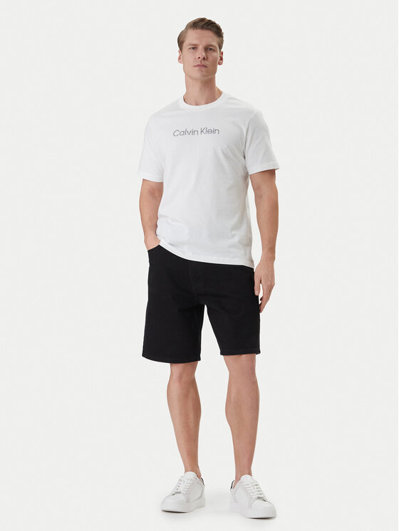 Calvin Klein Calvin Klein Tricou LV04LF813G Alb Regular Fit