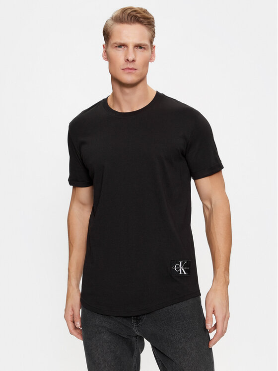 Calvin Klein Jeans Calvin Klein Jeans Marškinėliai J30J323482 Juoda Regular Fit