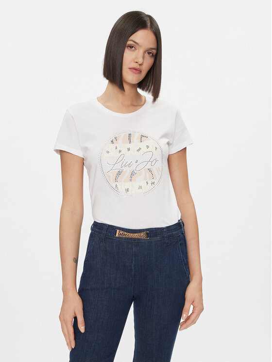 Liu Jo Liu Jo Tricou WA4108 JS923 Alb Regular Fit