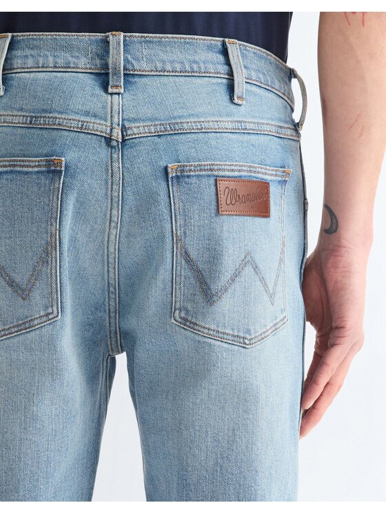 Wrangler Wrangler Jeansy LARSTON Niebieski Slim Fit