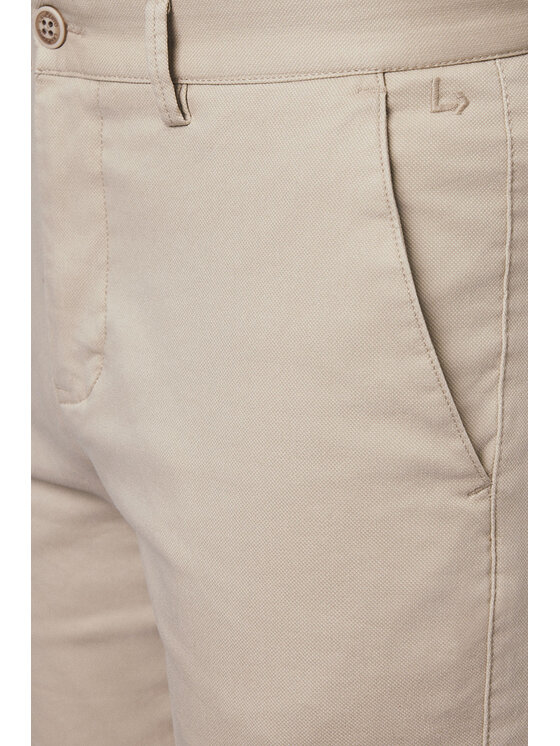 Lancerto Lancerto Chinosy Maroko SP082124000014 Beżowy Regular Fit