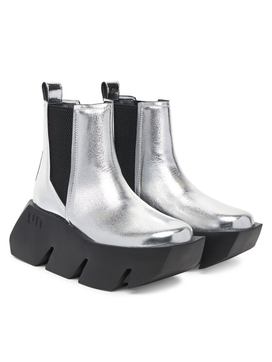 United Nude United Nude Škornji Bull Chelsea 1096014116 Srebrna