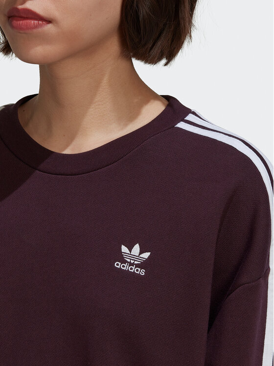 adidas Vestito di maglia adicolor HM4689 Bordeaux Relaxed Fit