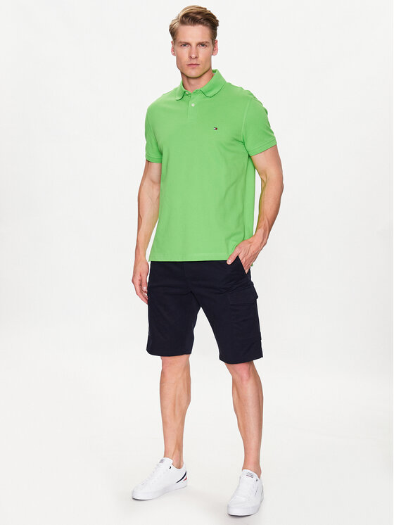 Tommy Hilfiger Tommy Hilfiger Pantaloncini di tessuto John Cargo 1985 MW0MW31244 Blu scuro Regular Fit