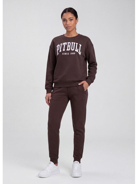 PITBULL PITBULL Bluza NORTON Brązowy Regular Fit