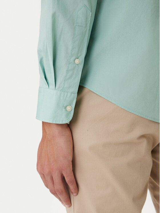 Tommy Hilfiger Tommy Hilfiger Cămașă MW0MW37550 Verde Regular Fit