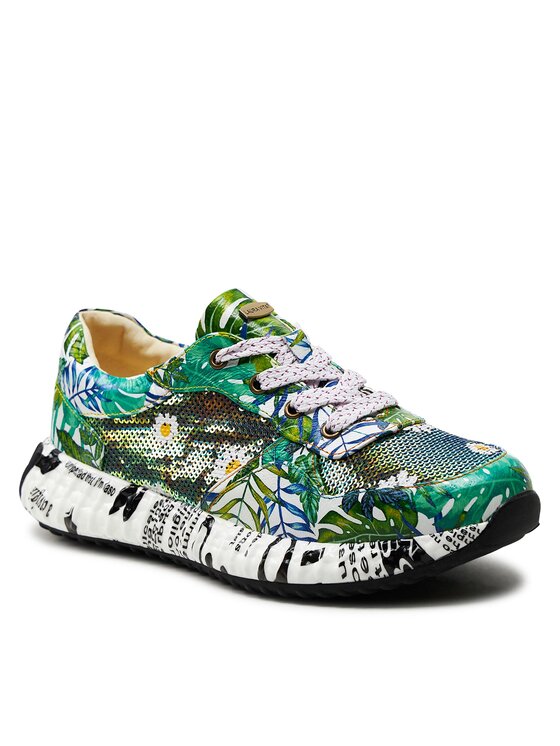 Laura Vita Laura Vita Sneakersy Burton 5 Zielony