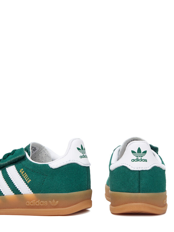 adidas adidas Sneakersy Gazelle Indoor Comfort Closure Elastic Lace IH9130 Zielony