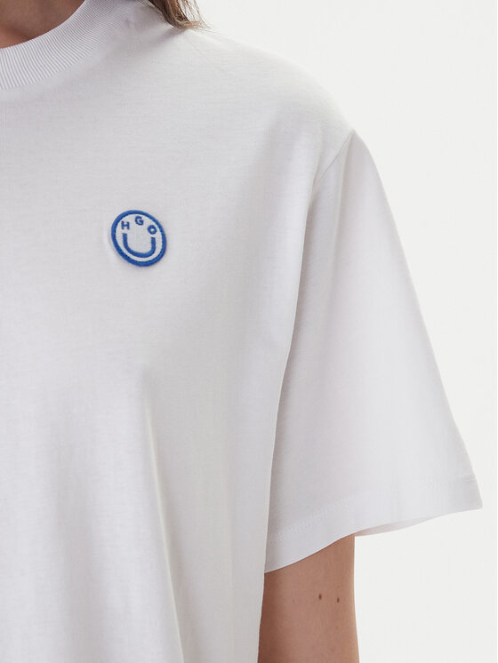 HUGO HUGO T-shirt Vintage 50518139 Bijela Relaxed Fit