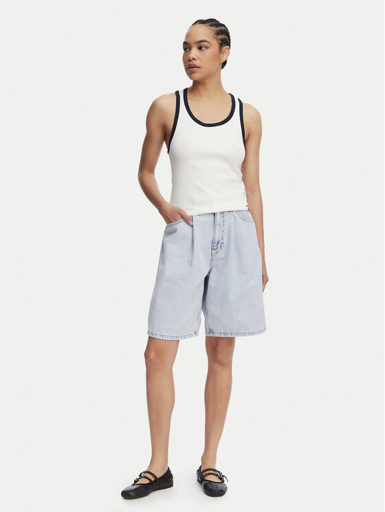 Tommy Jeans Tommy Jeans Farmer rövidnadrág DW0DW22709 Világoskék Loose Fit