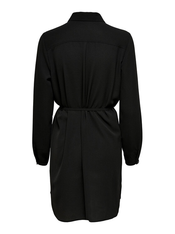 ONLY ONLY Rochie tip cămașă Nova 15241890 Negru Regular Fit