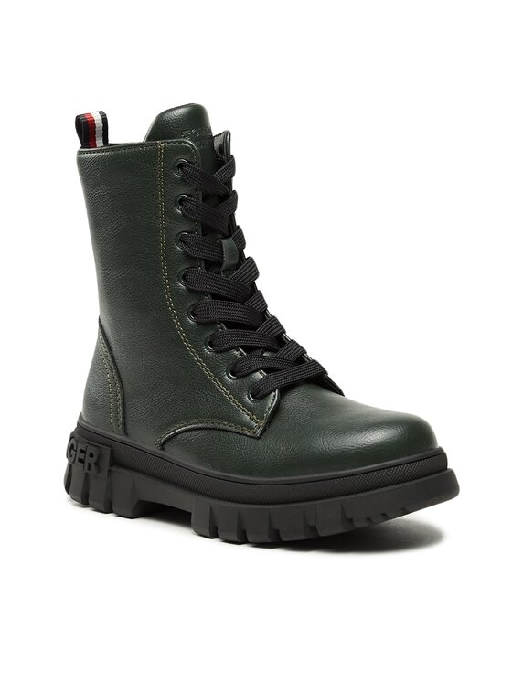 Tommy Hilfiger Tommy Hilfiger Μπότες T3A5-33057-1355406 M Πράσινο