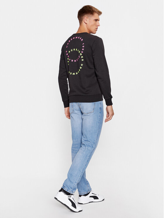 Jack&Jones Jack&Jones Μπλούζα Thiba 12236175 Μαύρο Regular Fit