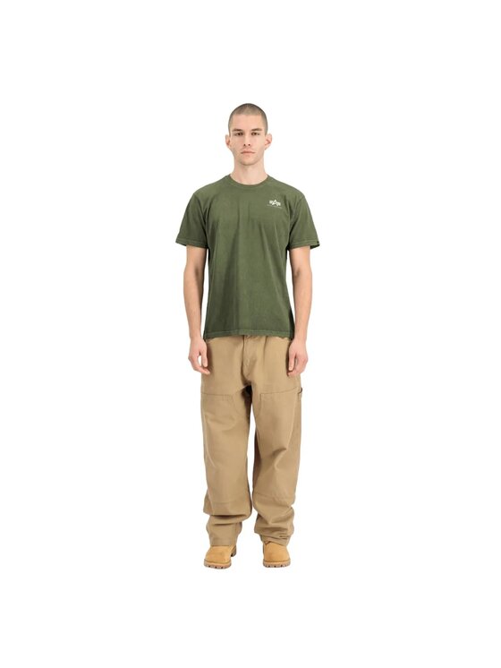 Alpha Industries Alpha Industries T-Shirt AI.258508 Zielony Regular Fit