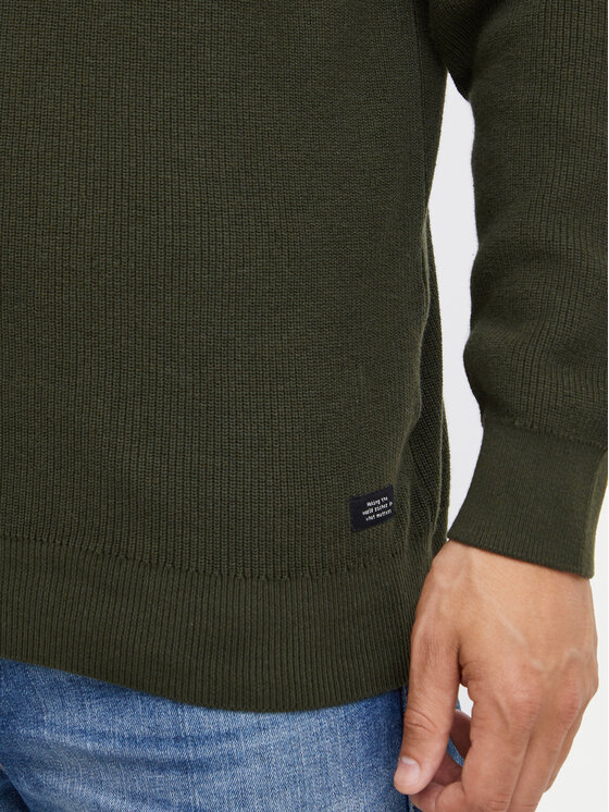 Blend Blend Sweter 20716265 Zielony Regular Fit
