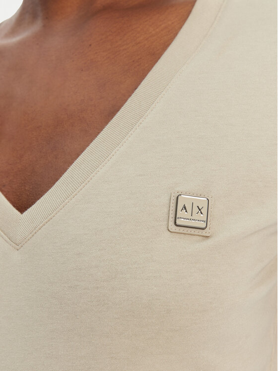 Armani Exchange Armani Exchange T-shirt XW002292 AF10356 U6275 Bež Regular Fit