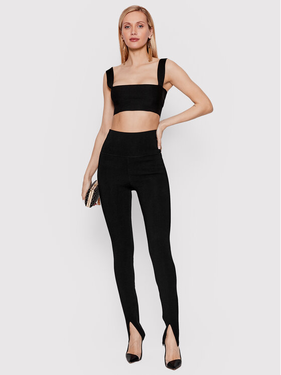 Leggings Split 1222KTR003390A Nero Slim Fit