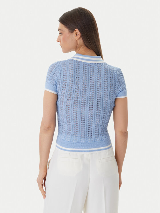 Guess Guess Pullover W6GR25 Z0672 Blau Regular Fit