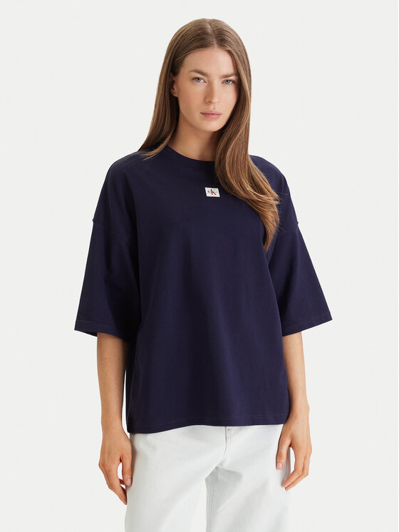 Calvin Klein Jeans Calvin Klein Jeans T-Shirt LV047D204G Fioletowy Oversize