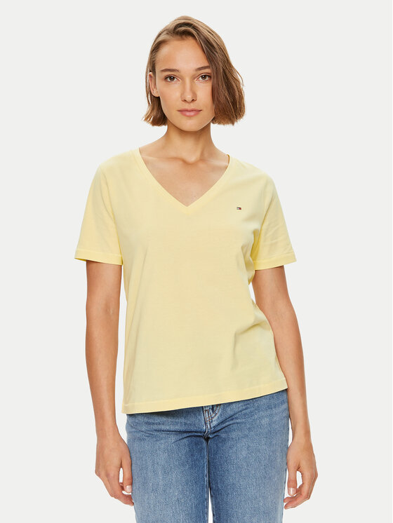 Tommy Hilfiger Tommy Hilfiger Футболка Modern WW0WW39781 Жовтий Regular Fit