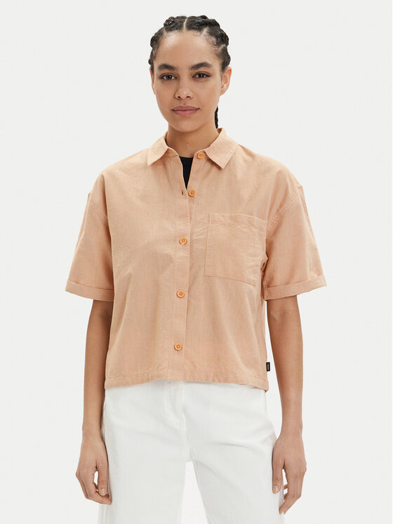 Vans Košeľa Mcmillan Ss Top VN000F74 Hnedá Regular Fit