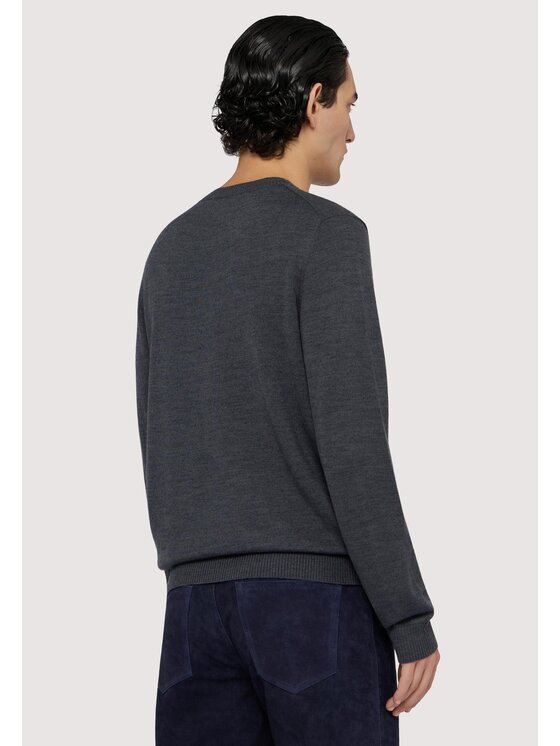 Trussardi Trussardi Cardigan M0358000037N023 Grigio Regular Fit