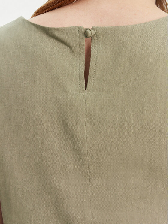 Marella Marella Top Terni 2513161055 Zielony Regular Fit