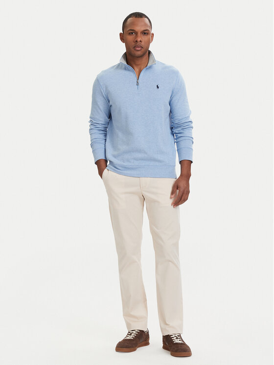 Polo Ralph Lauren Polo Ralph Lauren Μπλούζα 710812963005 Ανοιχτό μπλε Regular Fit