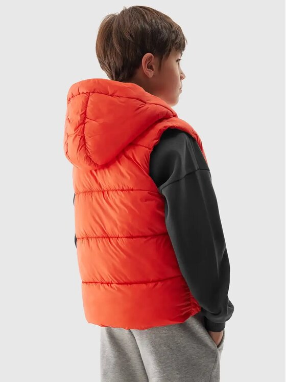4F 4F Gilet 4FJWAW24TVJAM13-70S Arancione Regular Fit