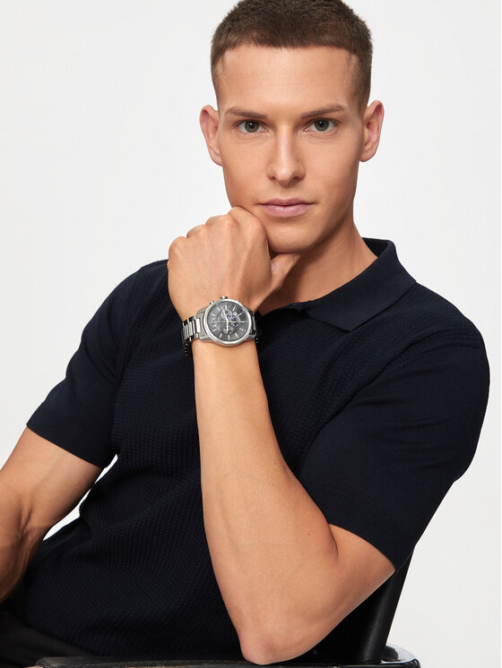 Armani Exchange Armani Exchange Zegarek Banks AX1720 Srebrny