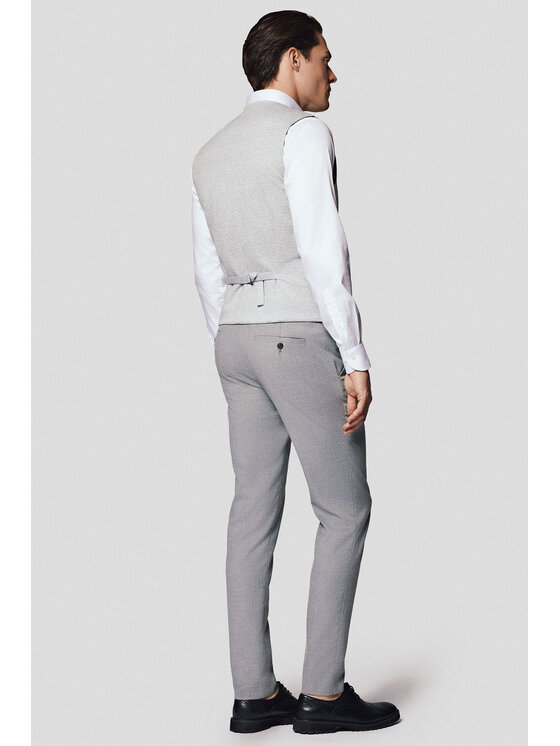 Lancerto Lancerto Kamizelka Capoterra KA131125000004 Szary Slim Fit