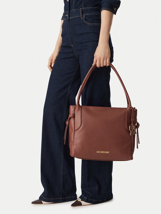 LOVE MOSCHINO Ročna torba JC4056PP1PLL0200 Rjava