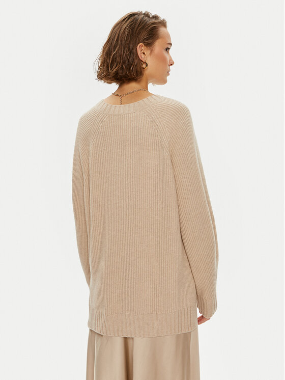 Weekend Max Mara Weekend Max Mara Sweter 2425366132 Beżowy Regular Fit