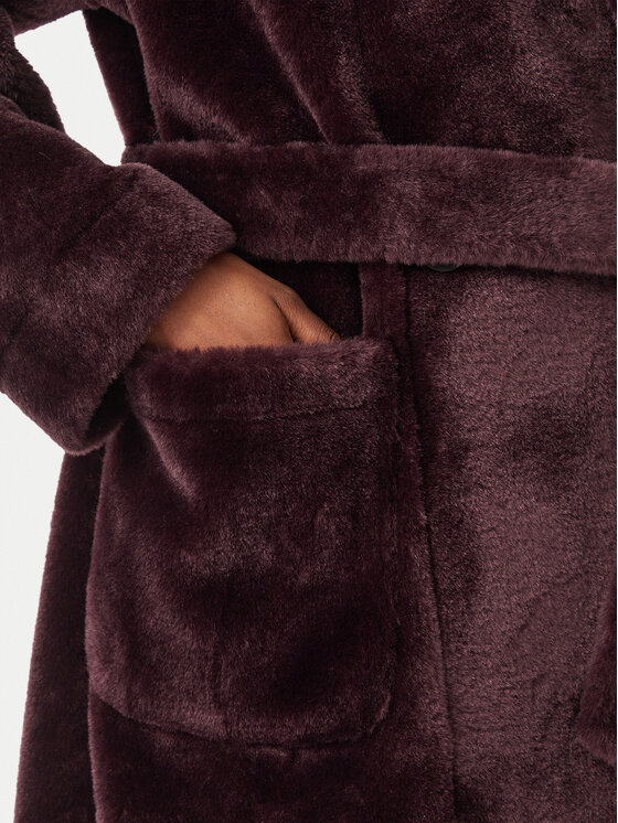 Marella Marella Futro Alaggio 2623456065 Bordowy Regular Fit